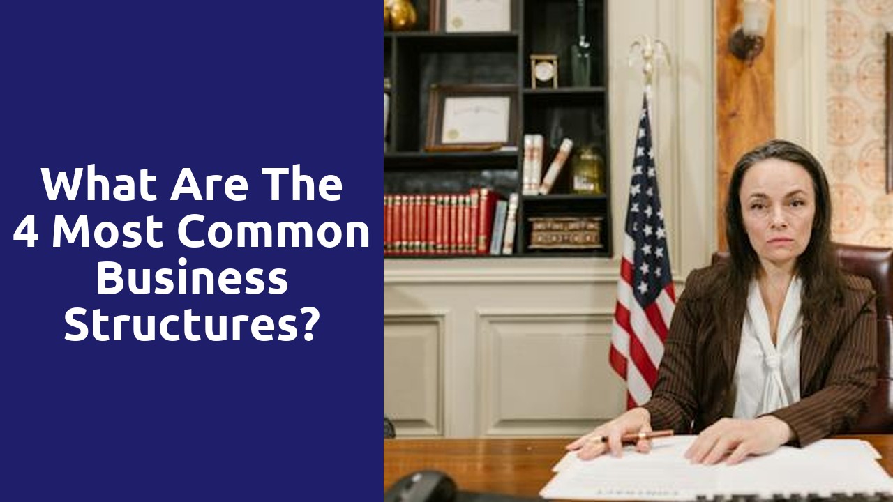 What are the 4 most common business structures?