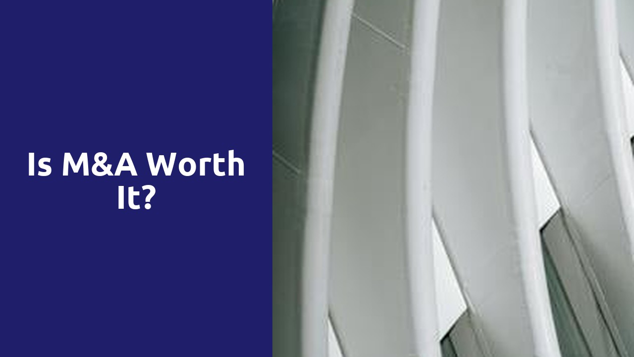 Is M&A worth it?