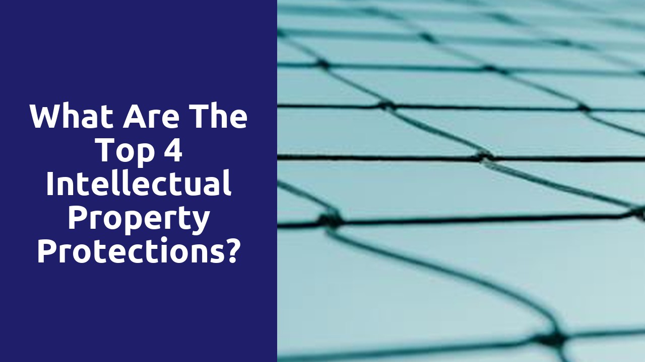 What are the top 4 intellectual property protections?