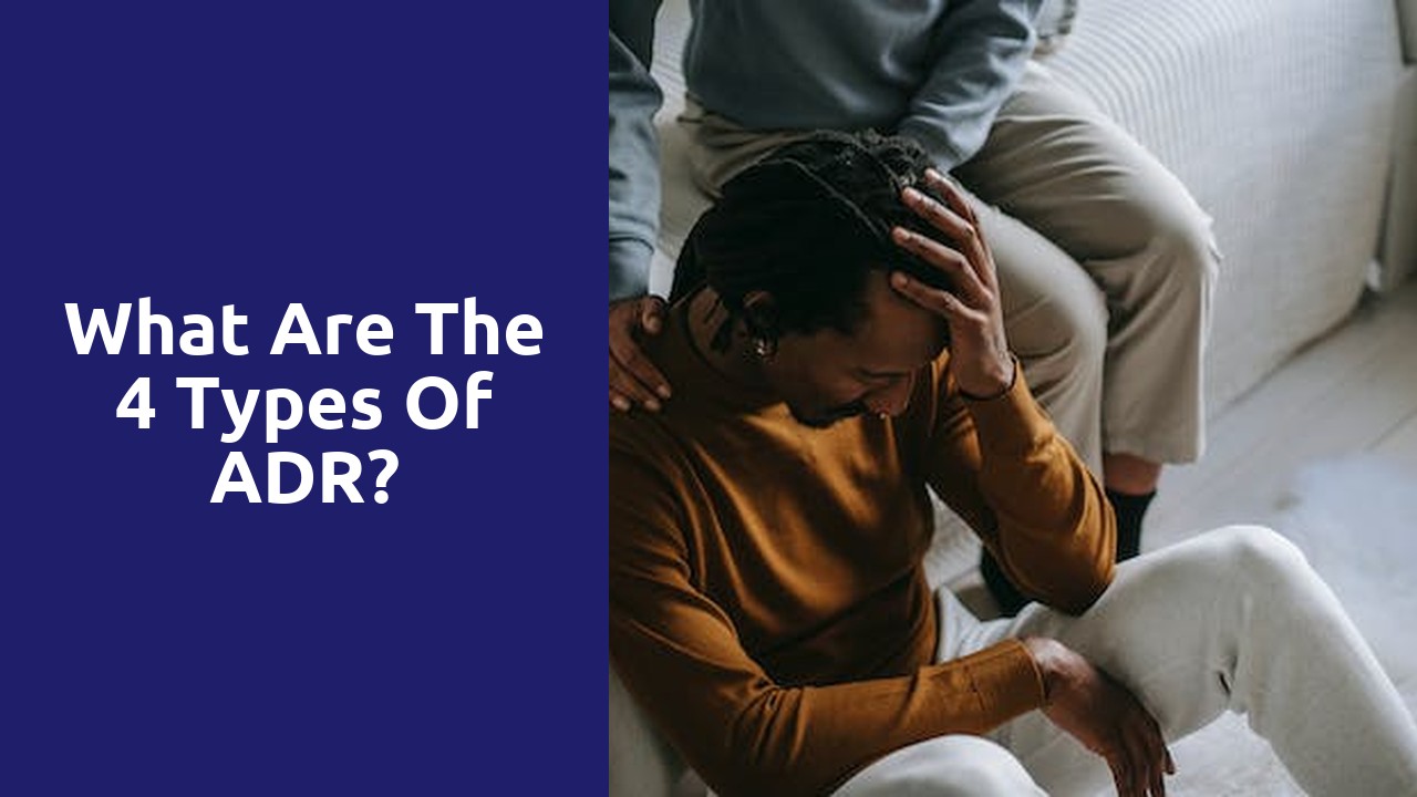 What are the 4 types of ADR?